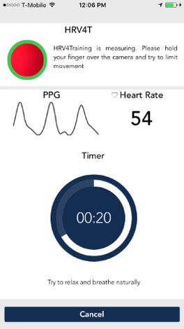 La app HRV4 Training te permite cuantificar tu estado físico real